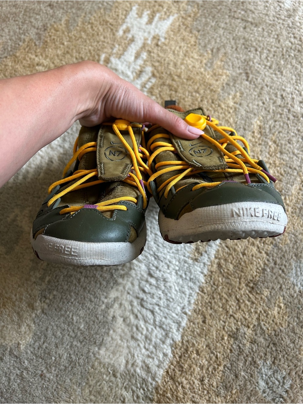 Nike Free Crater Trail Boot N7 Olive Flak Sz 8.5 - Picture 8 of 11